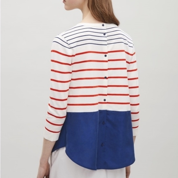 COS Block panel striped top - Picture 2 of 6